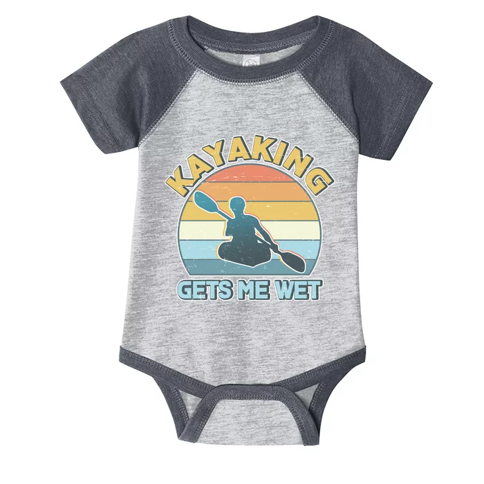 Vintage Funny Kayaking Get Me Wet Infant Baby Jersey Bodysuit