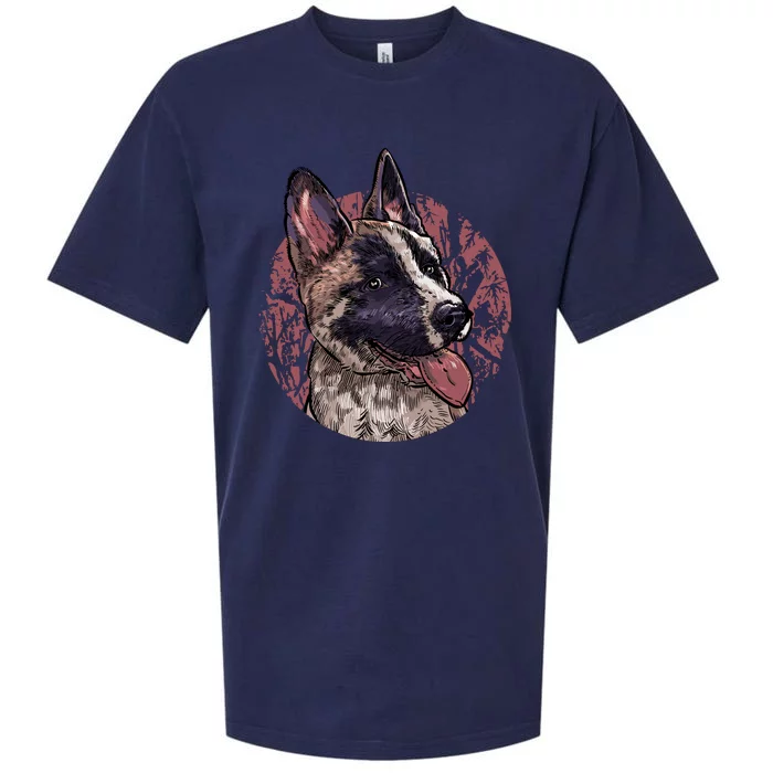 Vintage German Shepherd Sueded Cloud Jersey T-Shirt