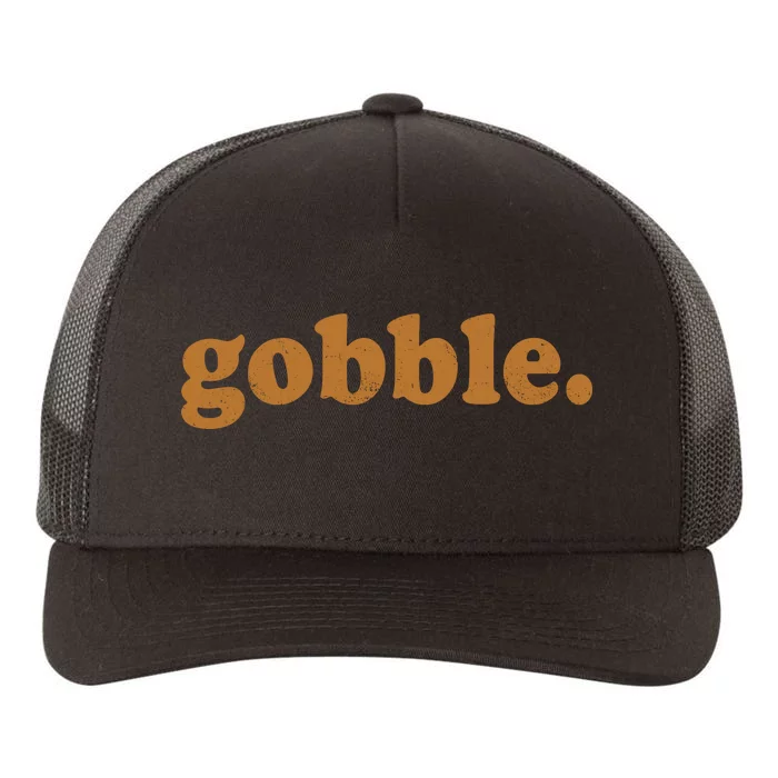 Vintage Gobble Logo Yupoong Adult 5-Panel Trucker Hat