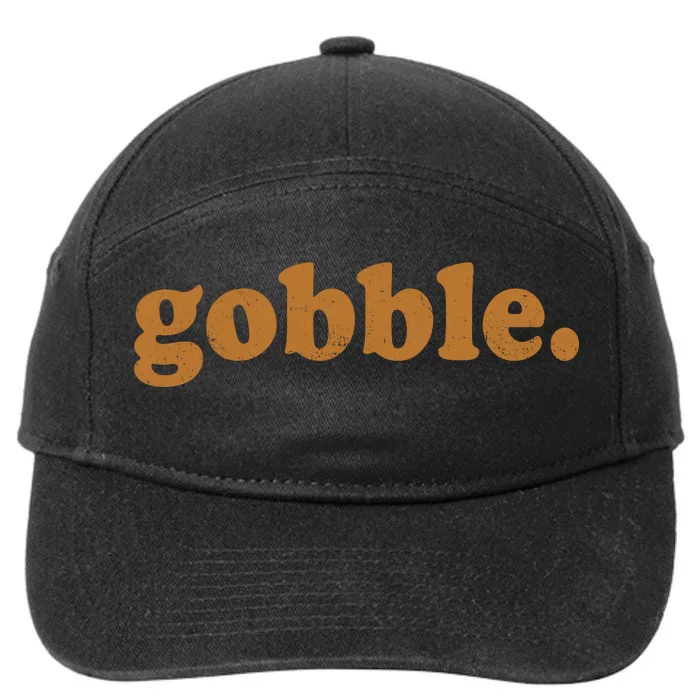 Vintage Gobble Logo 7-Panel Snapback Hat