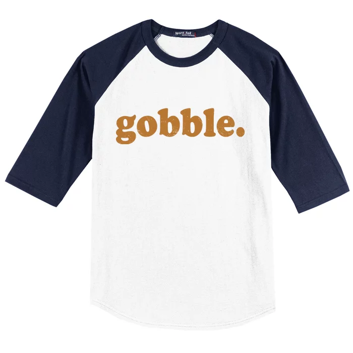 Vintage Gobble Logo Baseball Sleeve Shirt