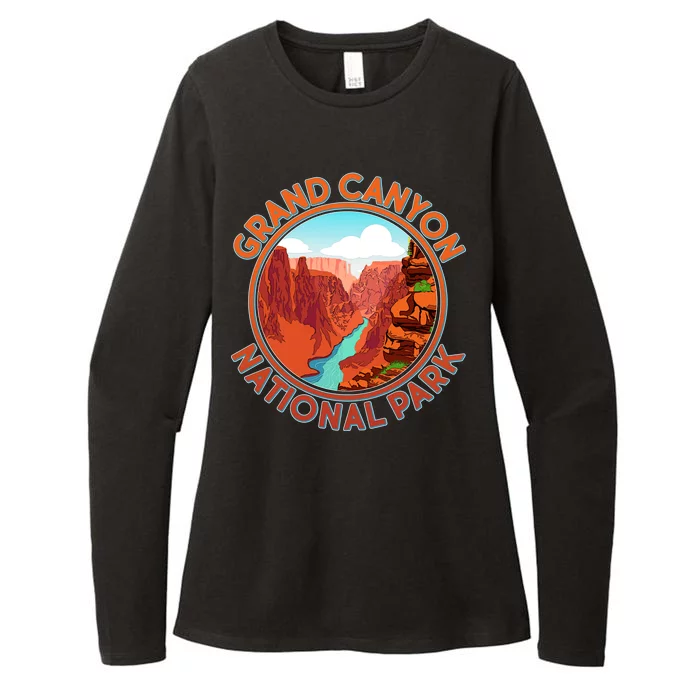 Vintage Grand Canyon National Park Womens CVC Long Sleeve Shirt