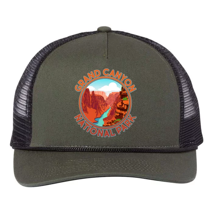 Vintage Grand Canyon National Park Retro Rope Trucker Hat Cap