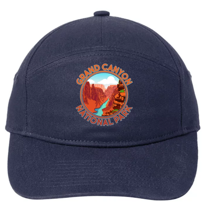 Vintage Grand Canyon National Park 7-Panel Snapback Hat