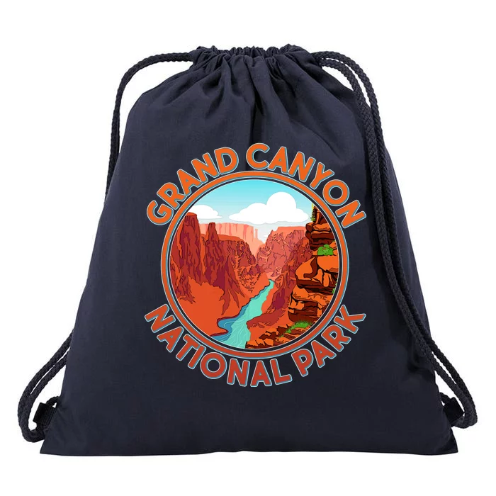 Vintage Grand Canyon National Park Drawstring Bag