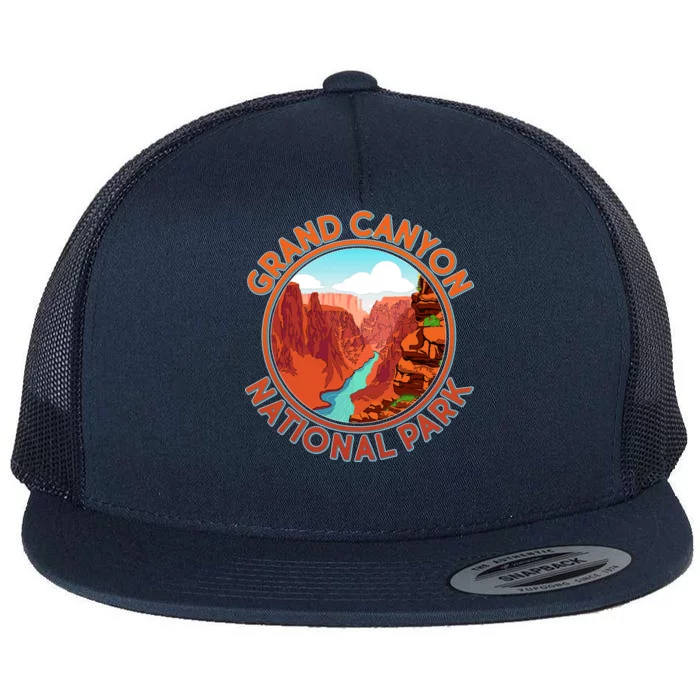 Vintage Grand Canyon National Park Flat Bill Trucker Hat