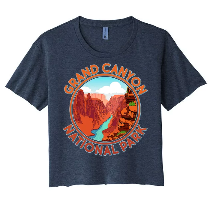 Vintage Grand Canyon National Park Women's Crop Top Tee