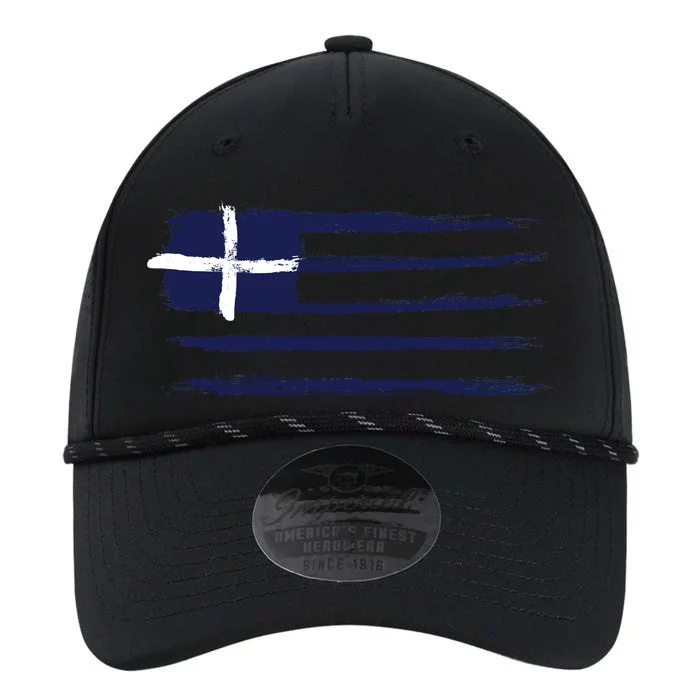 Vintage Greece Flag Performance The Dyno Cap