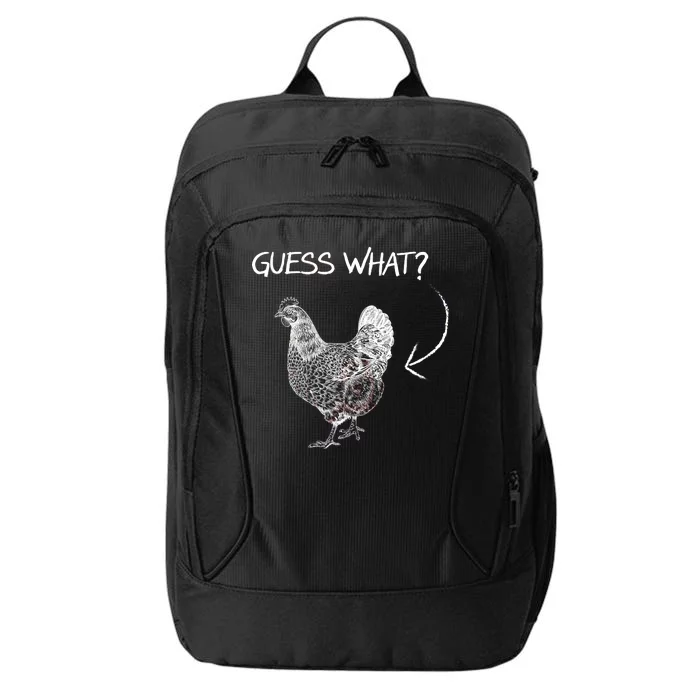 Vintage Guess What Chicken Butt Funny City Backpack