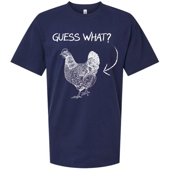 Vintage Guess What Chicken Butt Funny Sueded Cloud Jersey T-Shirt