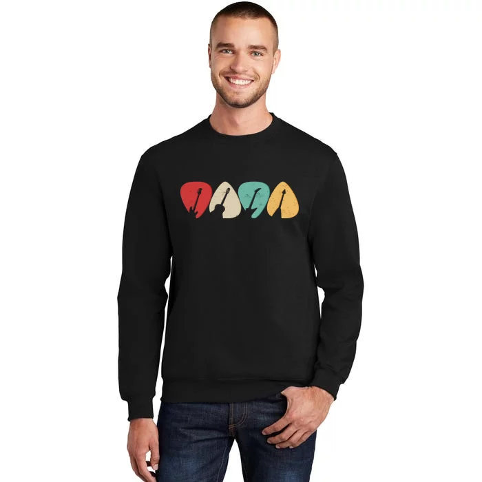 Vintage Guitar Picks Tall Sweatshirt