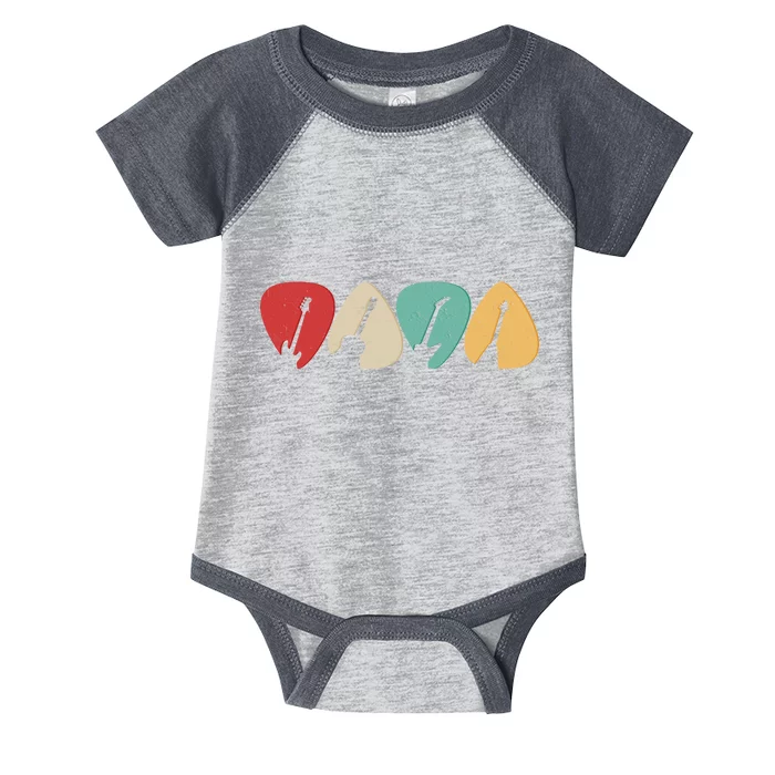 Vintage Guitar Picks Infant Baby Jersey Bodysuit