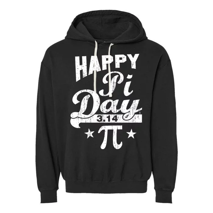 Vintage Happy Pi Day 3.14 Garment-Dyed Fleece Hoodie