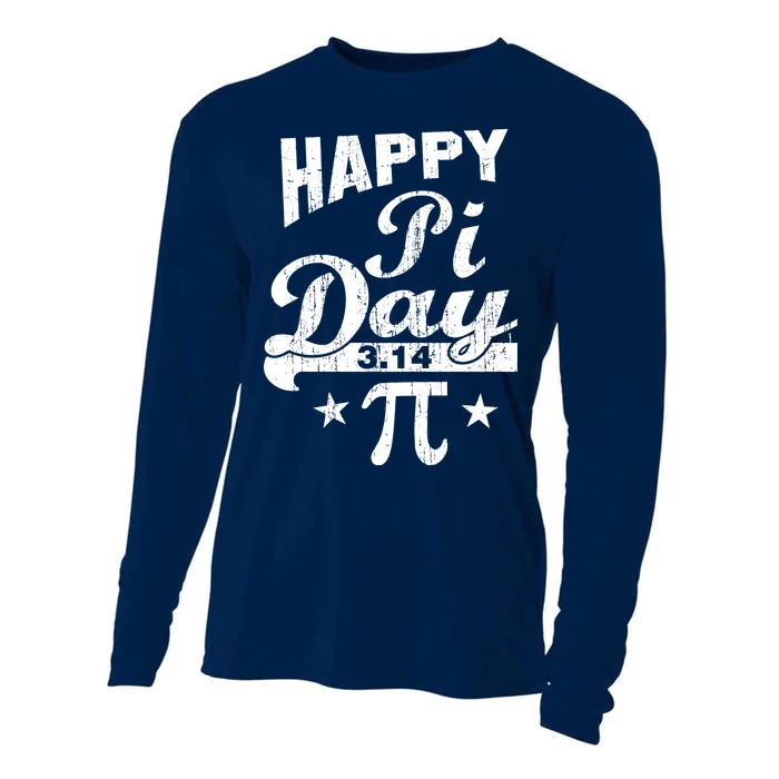 Vintage Happy Pi Day 3.14 Cooling Performance Long Sleeve Crew