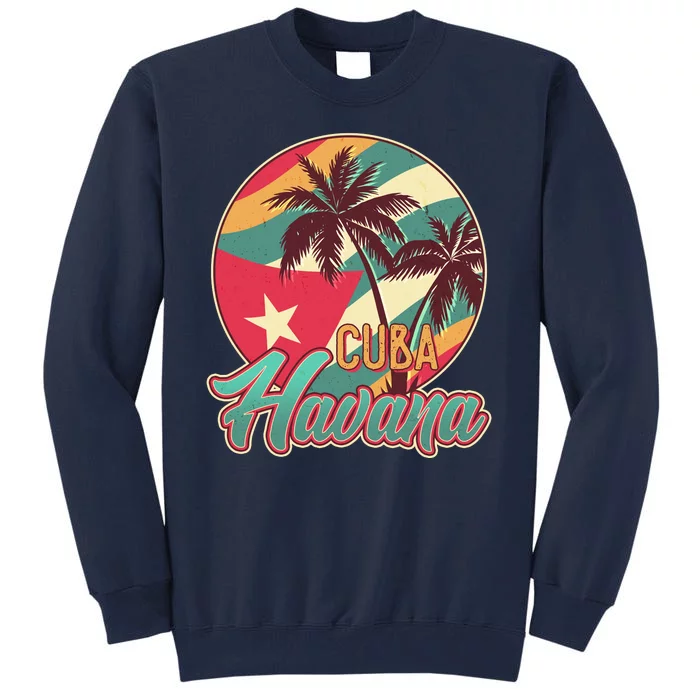 Vintage Havana Cuba Emblem Tall Sweatshirt