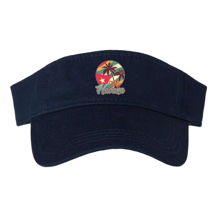 Vintage Havana Cuba Emblem Valucap Bio-Washed Visor