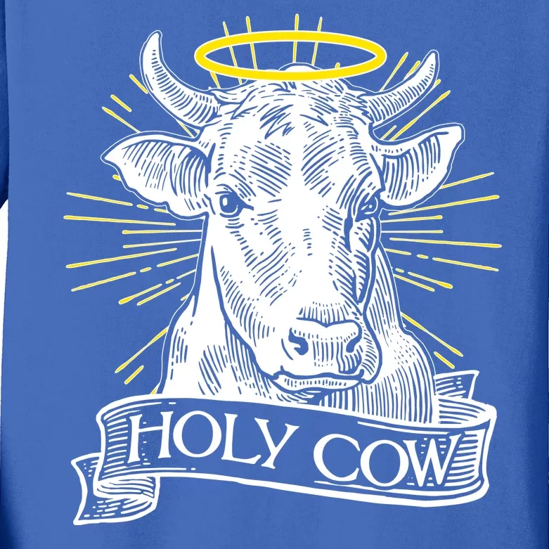 Vintage Holy Cow Kids Long Sleeve Shirt