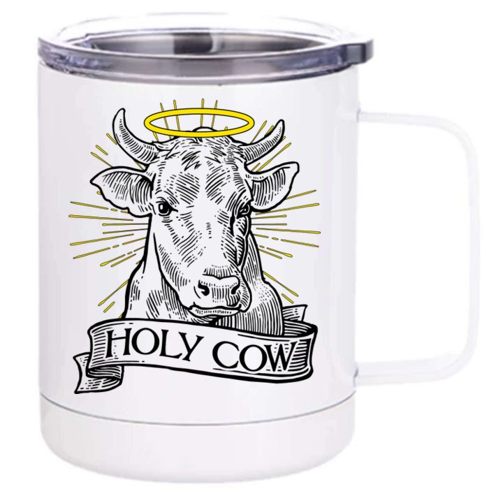 Vintage Holy Cow Front & Back 12oz Stainless Steel Tumbler Cup