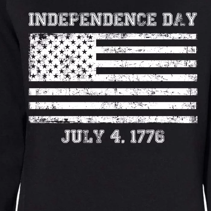 Vintage Independence Day 1776 Womens California Wash Sweatshirt