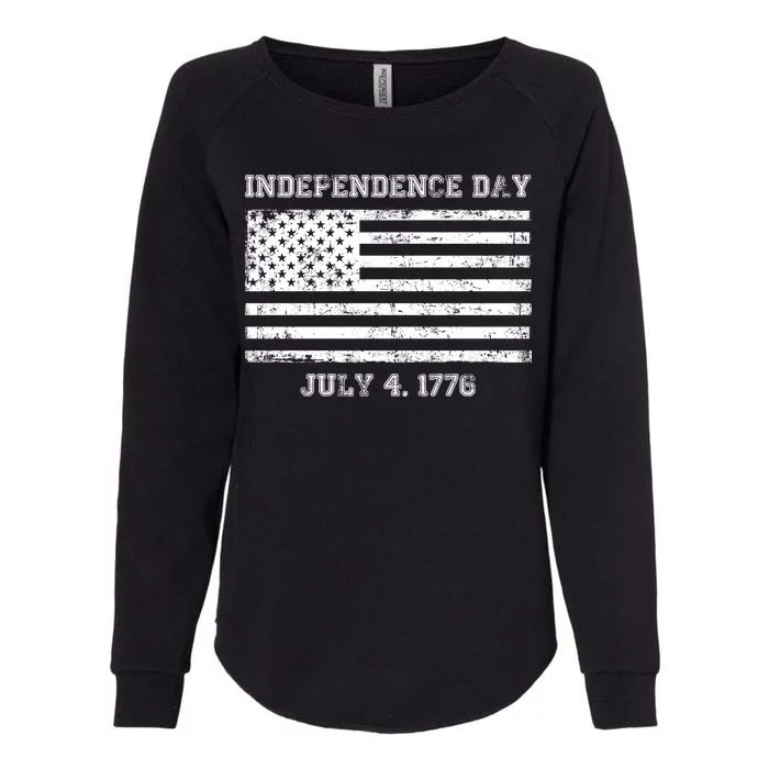 Vintage Independence Day 1776 Womens California Wash Sweatshirt