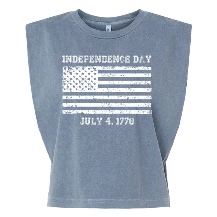 Vintage Independence Day 1776 Garment-Dyed Women's Muscle Tee