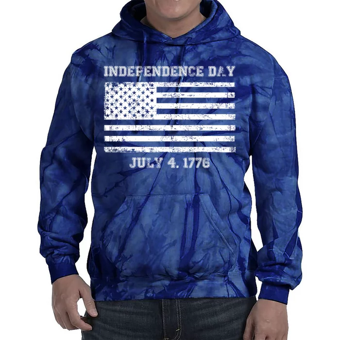 Vintage Independence Day 1776 Tie Dye Hoodie