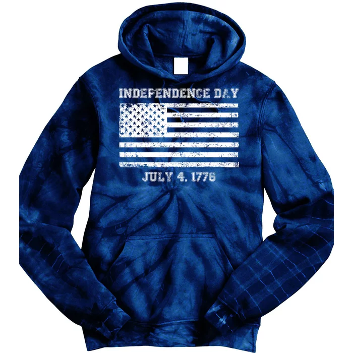 Vintage Independence Day 1776 Tie Dye Hoodie