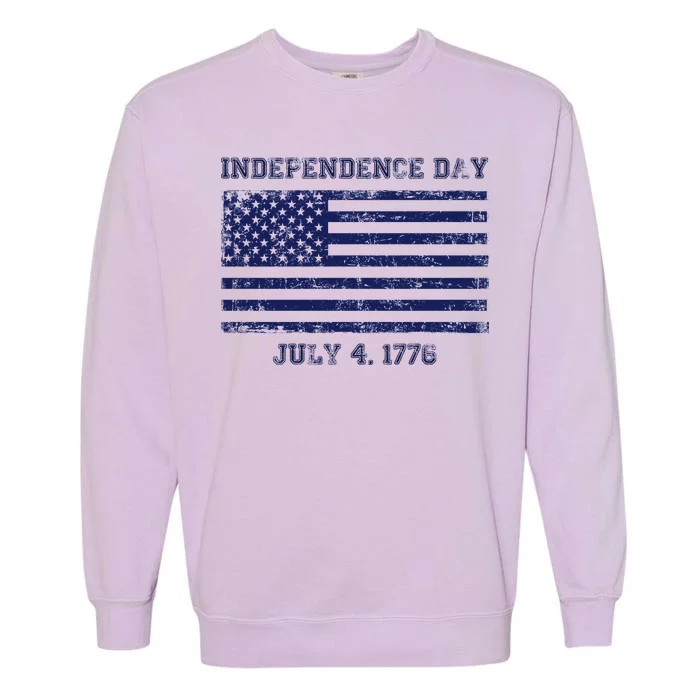 Vintage Independence Day 1776 Garment-Dyed Sweatshirt