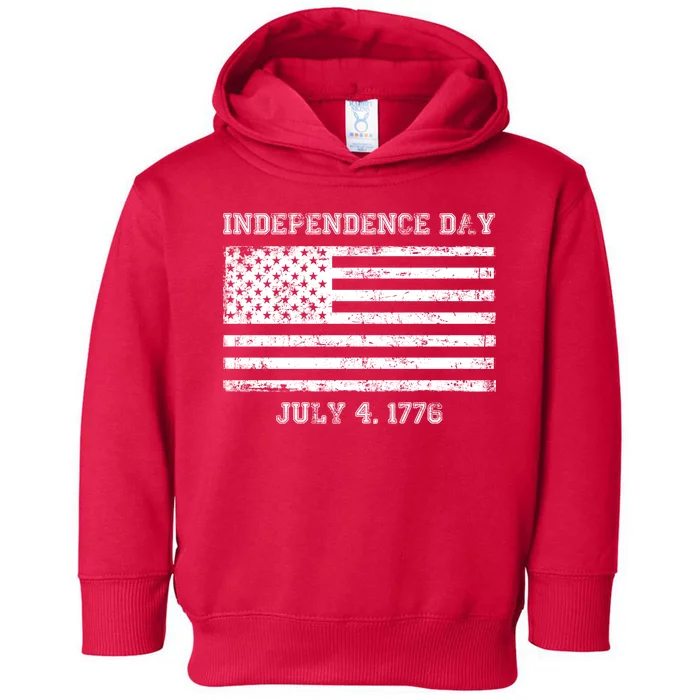 Vintage Independence Day 1776 Toddler Hoodie