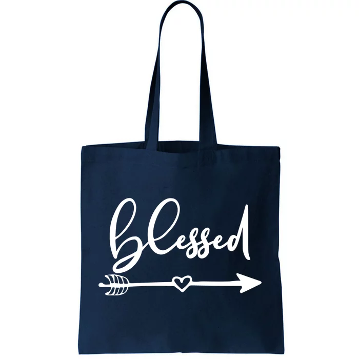 Vintage Inspirational Blessed Tote Bag