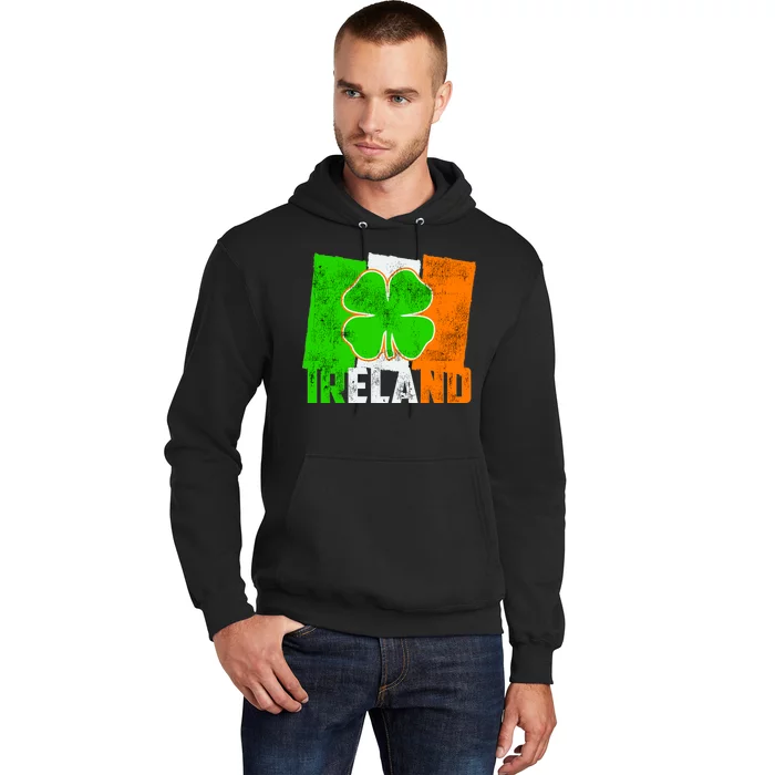 Vintage Ireland Irish Flag St. Patrick's Day Hoodie