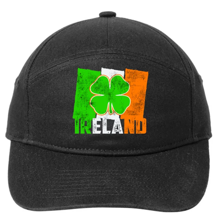 Vintage Ireland Irish Flag St. Patrick's Day 7-Panel Snapback Hat