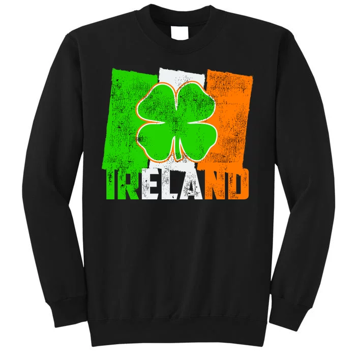 Vintage Ireland Irish Flag St. Patrick's Day Tall Sweatshirt