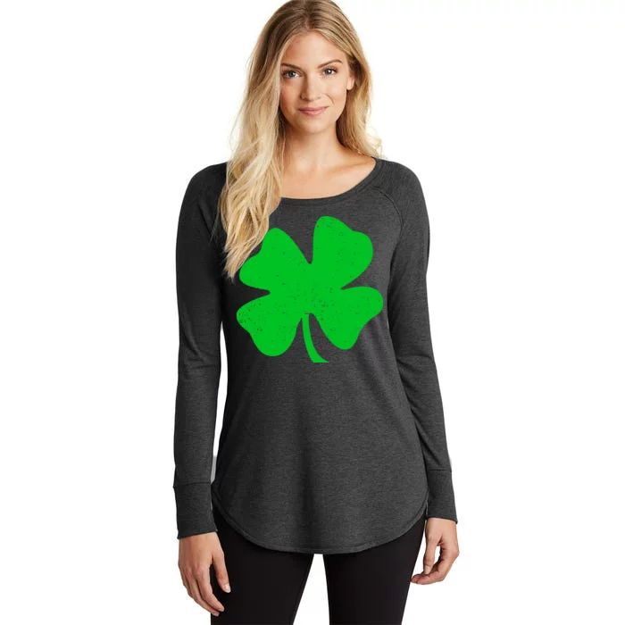 Vintage Irish Clover Women's Perfect Tri Tunic Long Sleeve Shirt