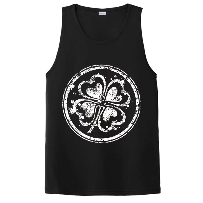 Vintage Irish Clover Cloverleaf Performance Tank