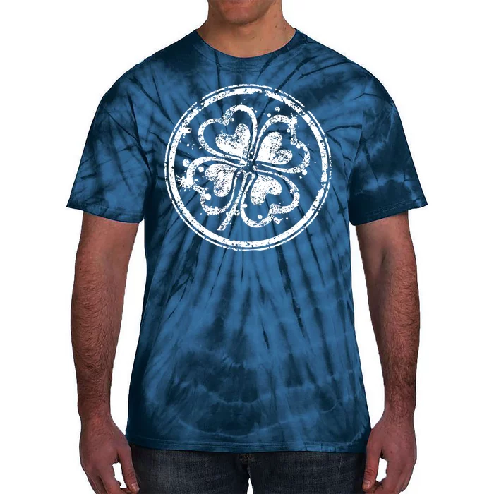 Vintage Irish Clover Cloverleaf Tie-Dye T-Shirt