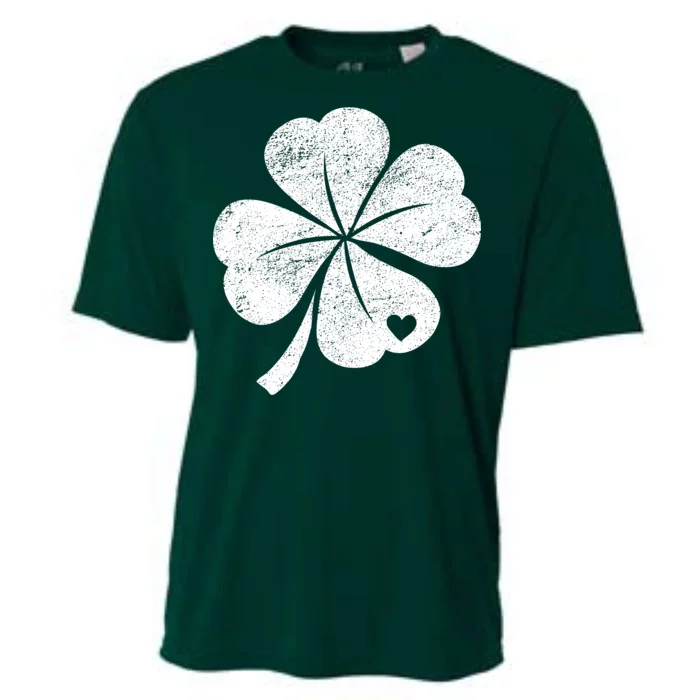 Vintage Irish Clover Heart Cooling Performance Crew T-Shirt