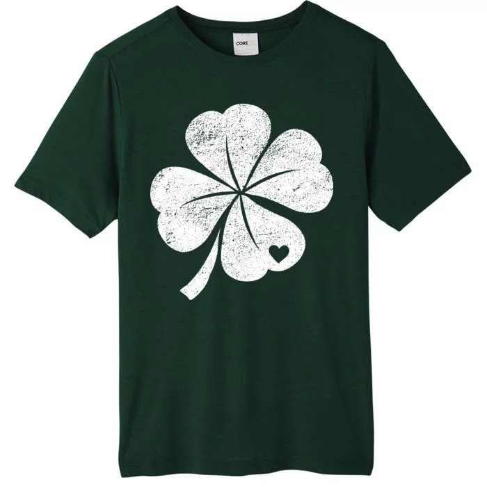 Vintage Irish Clover Heart ChromaSoft Performance T-Shirt