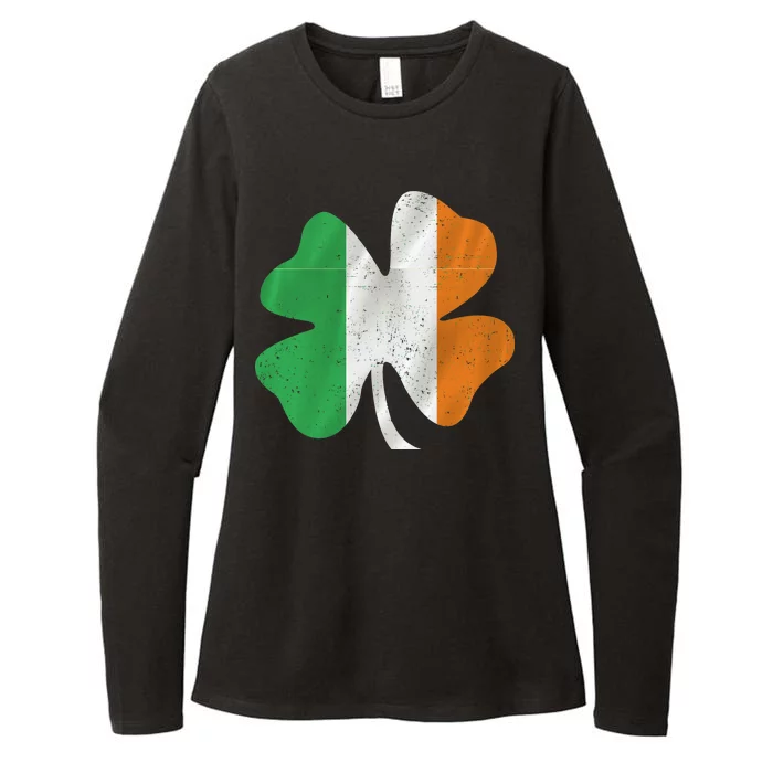 Vintage Irish Cover Ireland Flag Womens CVC Long Sleeve Shirt