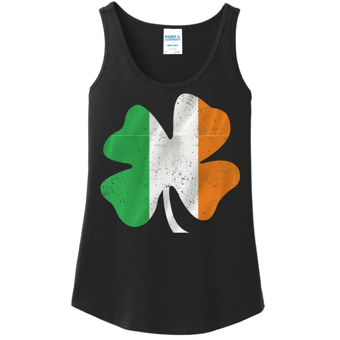 Vintage Irish Cover Ireland Flag Ladies Essential Tank