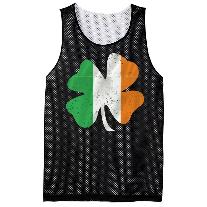 Vintage Irish Cover Ireland Flag Mesh Reversible Basketball Jersey Tank