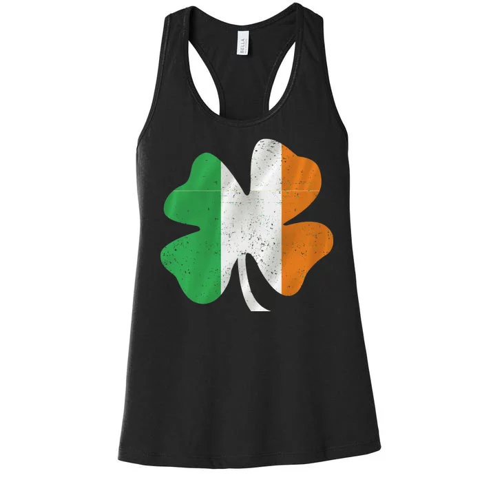 Vintage Irish Cover Ireland Flag Women's Racerback Tank