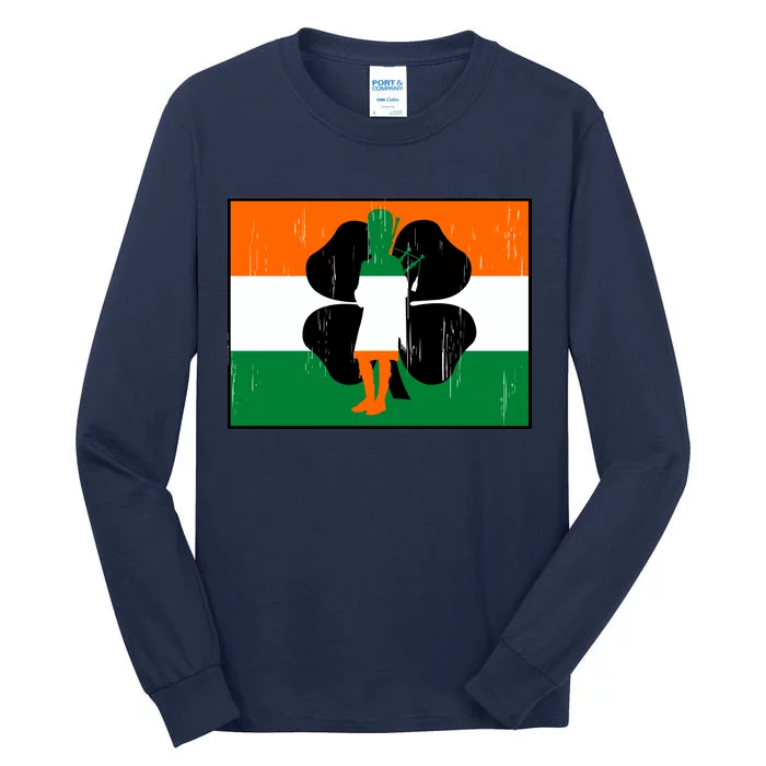 Vintage Irish Flag Of Ireland Tall Long Sleeve T-Shirt