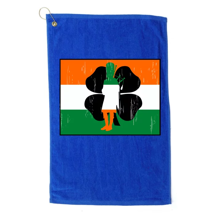 Vintage Irish Flag Of Ireland Platinum Collection Golf Towel