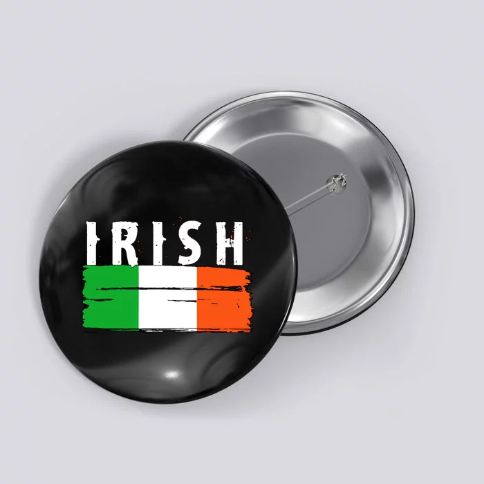 Vintage Irish Ireland Flag Button