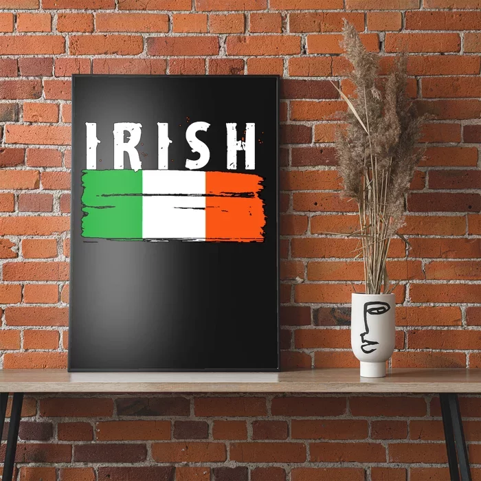 Vintage Irish Ireland Flag Poster