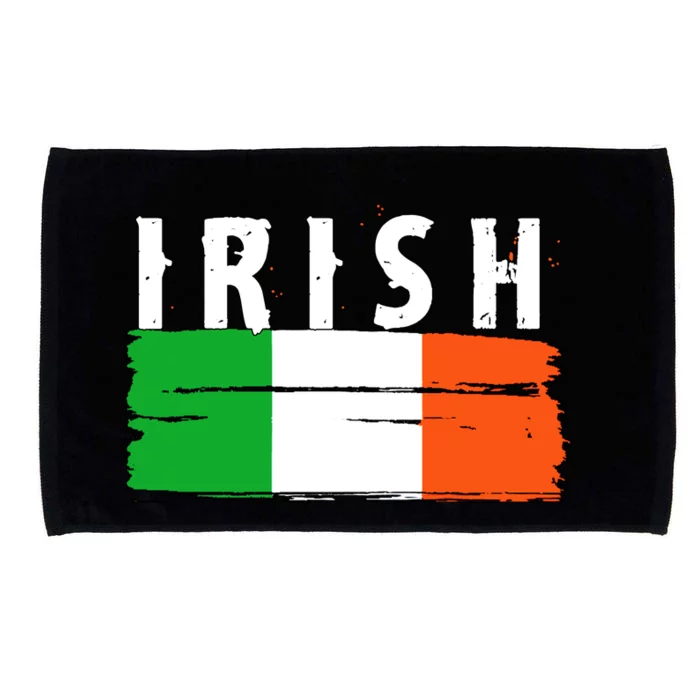 Vintage Irish Ireland Flag Microfiber Hand Towel