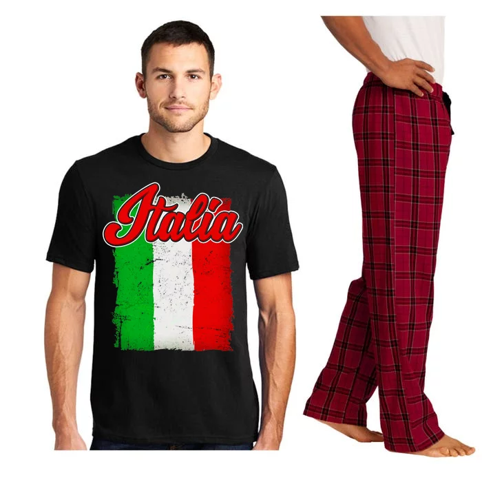 Vintage Italia Flag Pajama Set