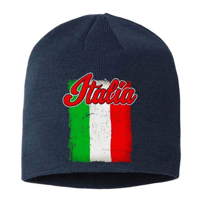 Vintage Italia Flag 8 1/2in Sustainable Knit Beanie