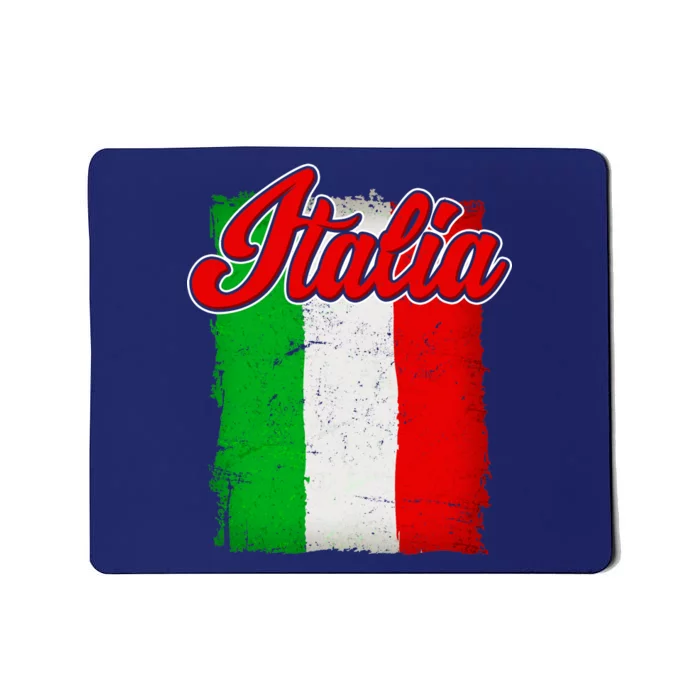 Vintage Italia Flag Mousepad